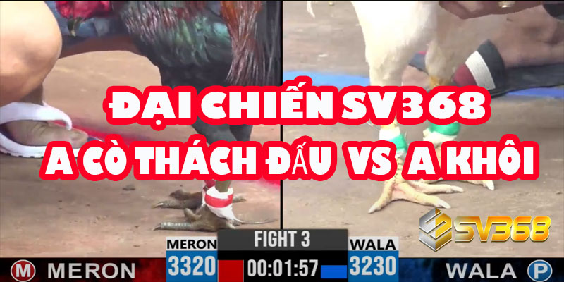 Đại Chiến SV368: A Cò thách đấu A Khôi | Huyết Chiến Kèo Cân 30 Triệu 2 Đại Chiến SV368: A Cò thách đấu A Khôi | Huyết Chiến Kèo Cân 30 Triệu