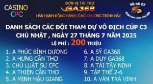 Full Trận Đá Giải Trực Tiếp Bồ Gà Cpc3 Ngày 27/08/2025 18 Full Trận Đá Giải Trực Tiếp Bồ Gà Cpc3 Ngày 27/08/2025